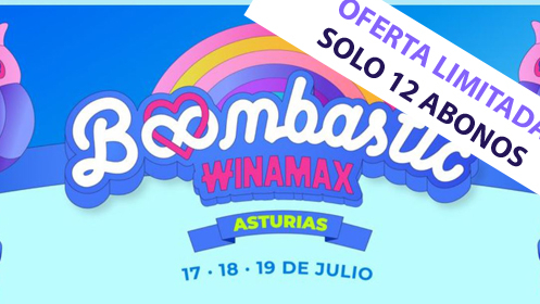 Abono VIP Festival Boombastic Winamax Asturias 2025