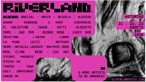 Abono para el festival RIVERLAND FEST. Festivales 2026