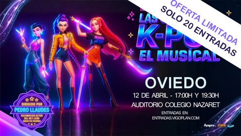 Entrada Musical Las Guerreras K-Pop en Oviedo