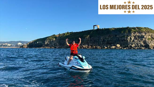¡Disfruta Gijón desde el mar! Ruta en moto acuática con baño inc